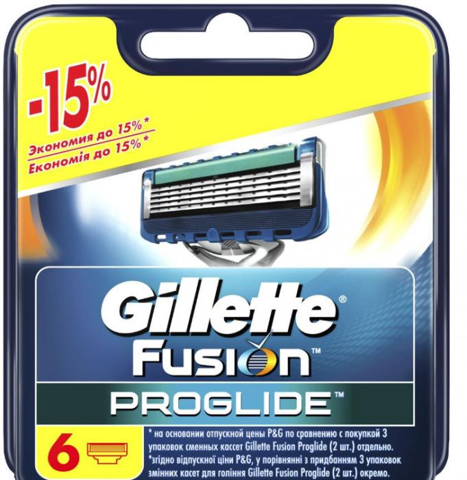 ЖИЛЛЕТТ (GILLETTE) FUSION PRO GLIDE КАССЕТА №6