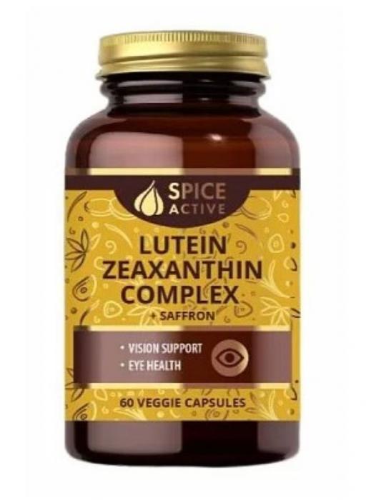 СПАЙС АКТИВ ЛЮТЕИН ЗЕАКСАНТИН КОМПЛЕКС С ШАФРАНОМ капс. №60
