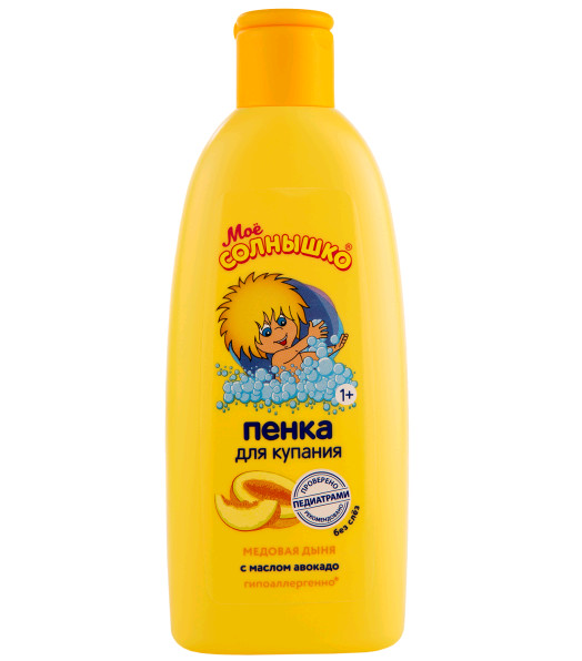 МОЕ СОЛНЫШКО ПЕНКА-ГЕЛЬ ДЛЯ ВАННЫ И ДУША 200 мл медовая дыня