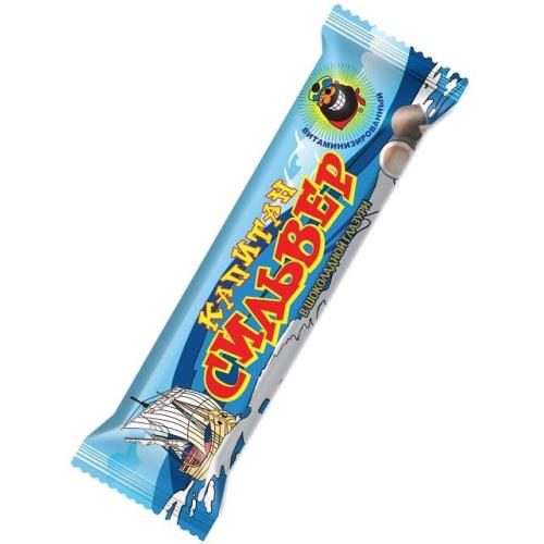 КАПИТАН СИЛЬВЕР БАТОНЧИК кокос в шоколадной глазури 50 гр