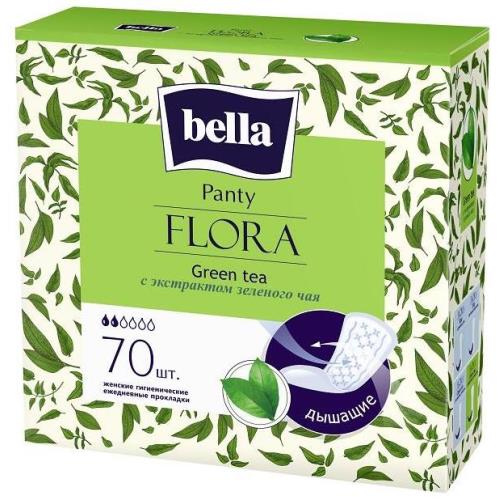 БЕЛЛА ПРОКЛАДКИ ЕЖЕДНЕВНЫЕ ПАНТИ FLORA GREEN TEA №70