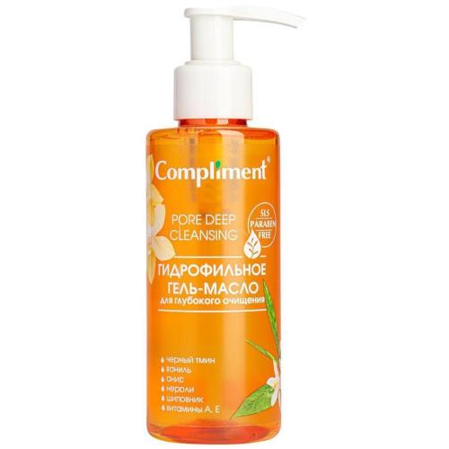 КОМПЛИМЕНТ ГЕЛЬ-МАСЛО ДЛЯ ЛИЦА 150 мл глубоко очищающ.