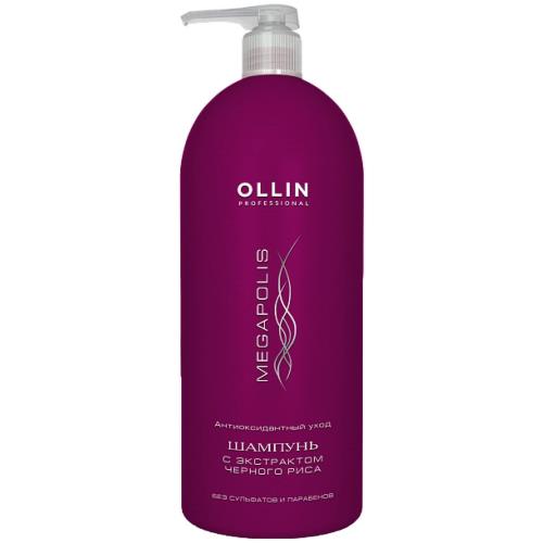 OLLIN MEGAPOLIS ШАМПУНЬ 1 000 мл черный рис