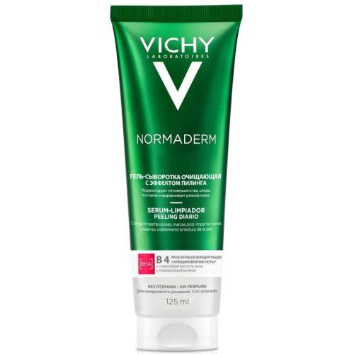 ВИШИ (VICHY) НОРМАДЕРМ ГЕЛЬ-СЫВОРОТКА ДЛЯ ЛИЦА 125 мл эффект пилинга