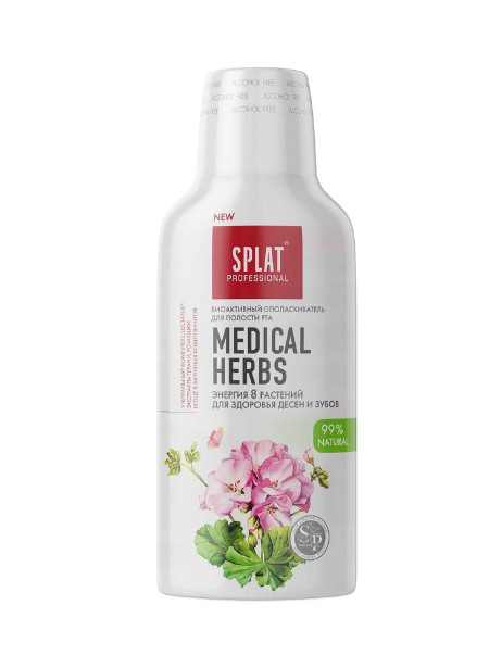 СПЛАТ ЛЕЧЕБНЫЕ ТРАВЫ ОПОЛАСКИВАТЕЛЬ ДЛЯ ПОЛОСТИ РТА 275 мл