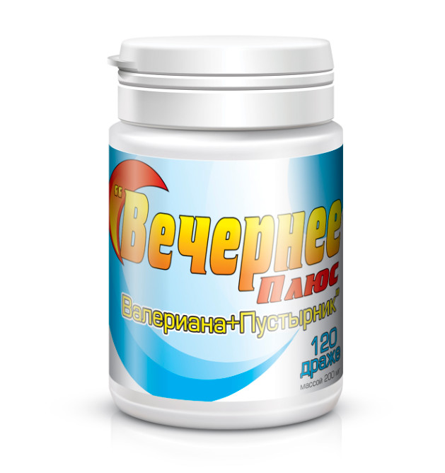 ВЕЧЕРНЕЕ ВАЛЕРИАНА + ПУСТЫРНИК П драже №120