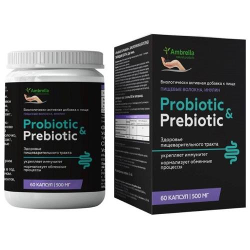AMBRELLA PROBIOTIC & PREBIOTIC капс. №60