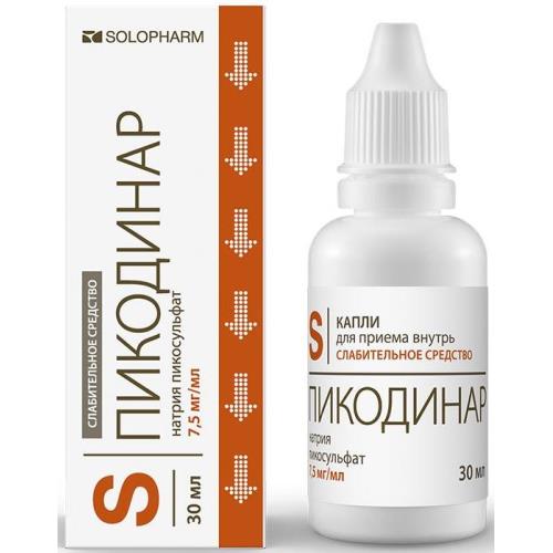 ПИКОДИНАР ГРОТЕКС капли внутр. 7,5 мг/мл 30 мл