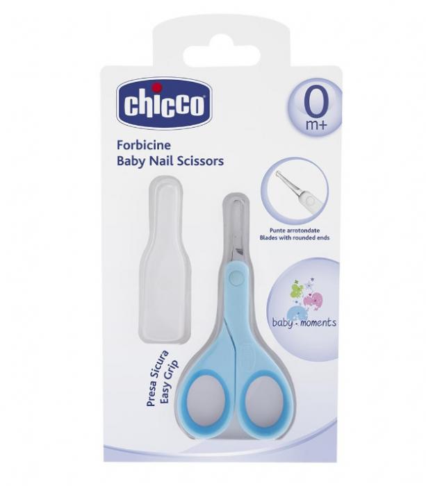 CHICCO BABY MOMENTS НОЖНИЦЫ ДЕТСКИЕ 320611027 голубые