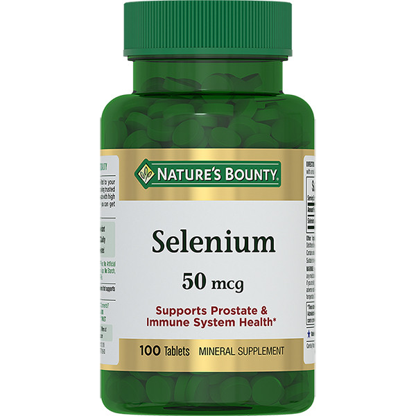 НЭЙЧЕС БАУНТИ (NATURE`S BOUNTY) СЕЛЕН табл. 50 мкг №100