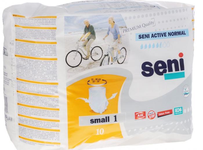 СЕНИ ПОДГУЗНИКИ-ТРУСЫ АКТИВ НОРМАЛ S №10