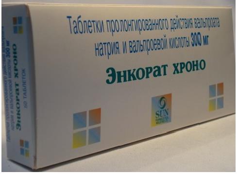 ЭНКОРАТ ХРОНО табл. пролонг. п/о 300 мг №30