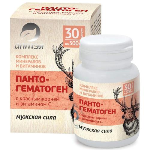 ПАНТОГЕМАТОГЕН МУЖСКАЯ СИЛА капс. №30