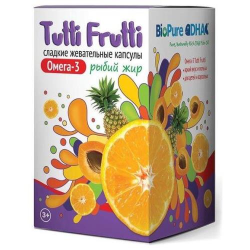 ОМЕГА-3 ТУТТИ-ФРУТТИ капс. №60