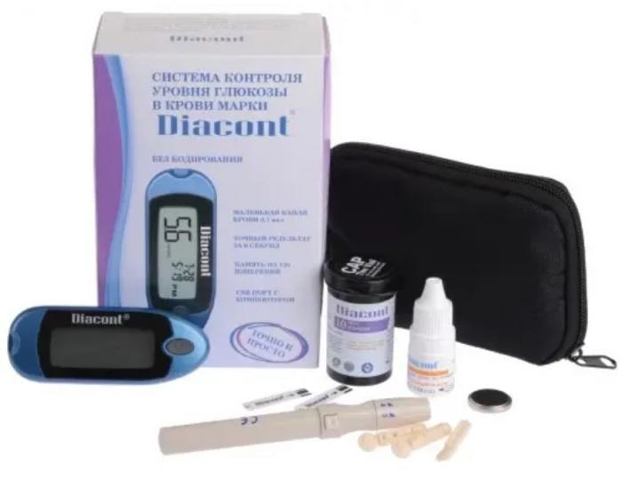 ДИАКОНТ ГЛЮКОМЕТР MINI набор