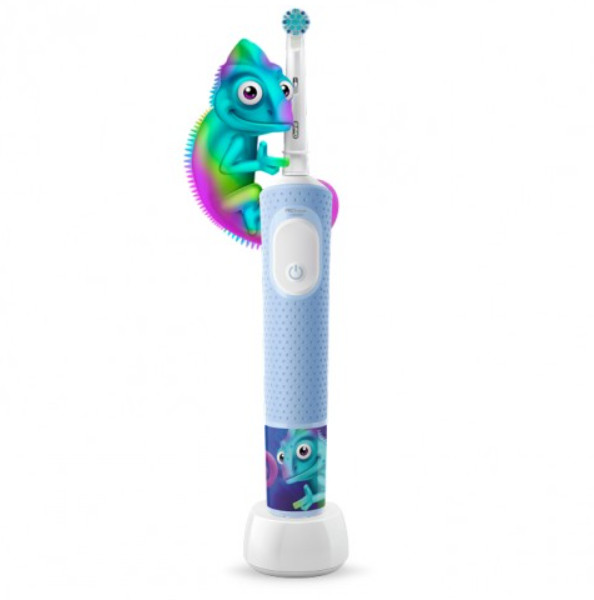 ОРАЛ-БИ (ORAL-B) ЗУБНАЯ ЩЕТКА ЭЛЕКТРИЧЕСКАЯ ДЕТСКАЯ тип 3708 хамелеон + зарядное устройство