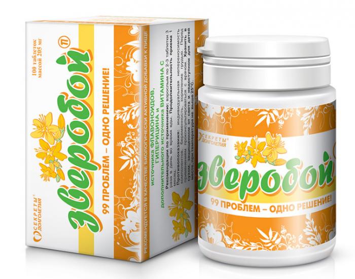 ЗВЕРОБОЙ П табл. №100