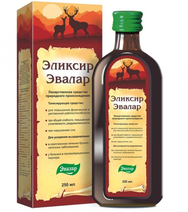 ЭВАЛАР ЭЛИКСИР фл. 250 мл