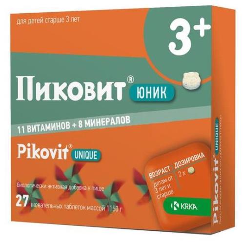 ПИКОВИТ ЮНИК табл. жеват. №27