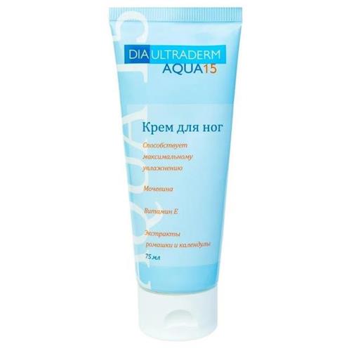 ДИАУЛЬТРАДЕРМ АКВА 15 КРЕМ ДЛЯ НОГ 75 мл увлажняющ.