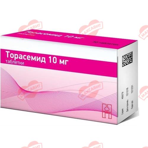 ТОРАСЕМИД ХЕТЕРО ЛАБС табл. 10 мг №30