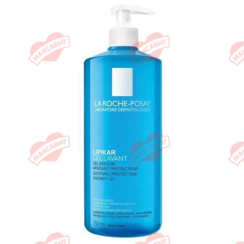 ЛЯ РОШ ПОЗЕ (LA ROCHE-POSAY) ЛИПИКАР ГЕЛЬ ДЛЯ ДУША 750 мл успокаивающ.