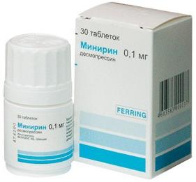 МИНИРИН табл. 0,1 мг №30