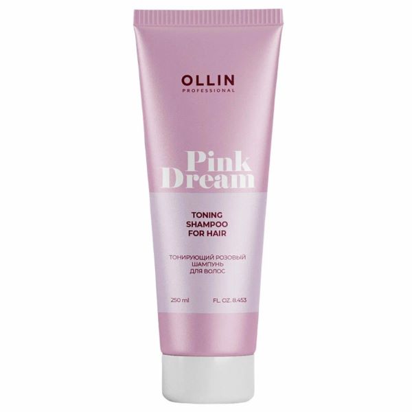 OLLIN PROFESSIONAL ШАМПУНЬ 250 мл тонирующий розовый