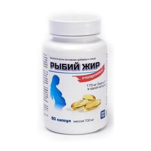РЫБИЙ ЖИР ОЧИЩЕННЫЙ РЕАЛКАПС капс. 700 мг №90