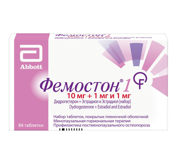 ФЕМОСТОН табл. п/о плен. 1/10 №84