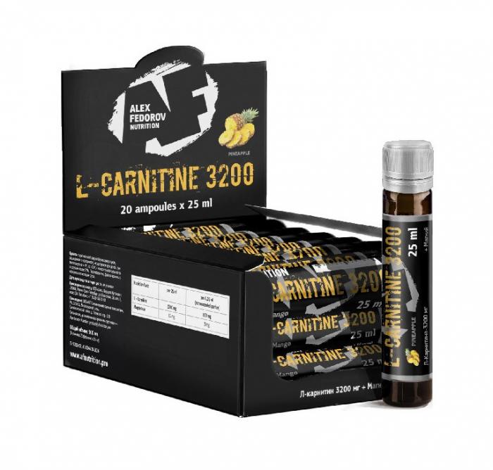 АЛЕКС ФЕДОРОВ НУТРИШН L-КАРНИТИН ананас фл. 25 мл №20