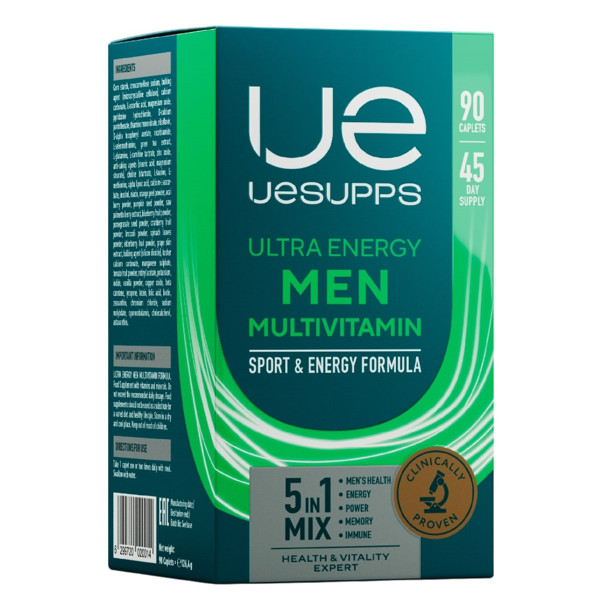 UESUPPS УЛЬТРА ЭНЕРДЖИ МЕН МУЛЬТИВИТАМИН ФОРМУЛА табл. №90