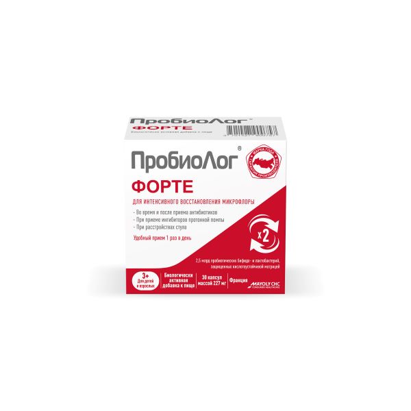 ПРОБИОЛОГ ФОРТЕ капс. №30