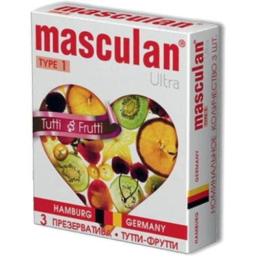 ПРЕЗЕРВАТИВЫ МАСКУЛАН TUTTI-FRUTTI №3