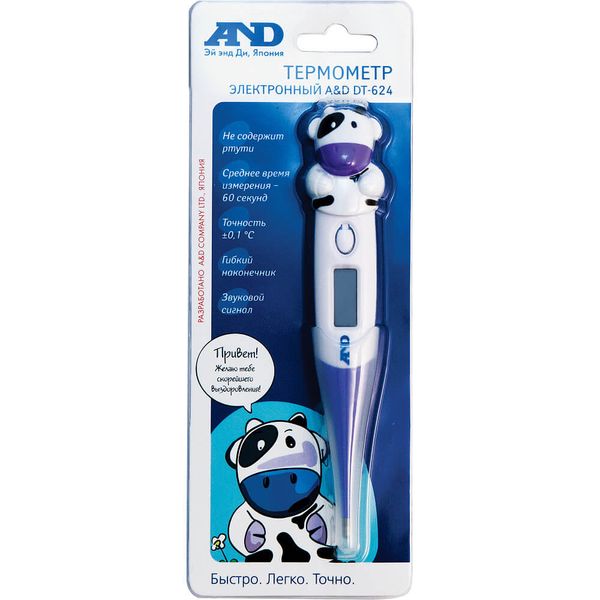 ЭЙ ЭНД ДИ (AND) ТЕРМОМЕТР ЭЛЕКТРОННЫЙ DT-624 корова