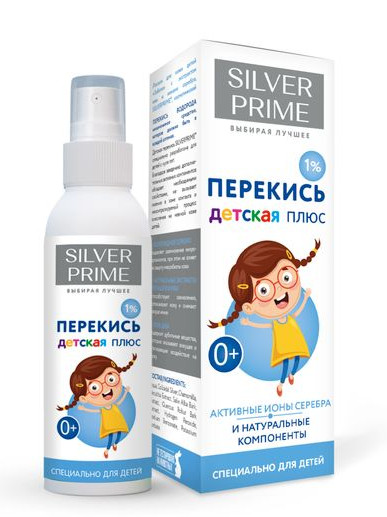 SILVERPRIME ПЕРЕКИСЬ+ ДЕТСКИЙ лосьон антибакт. для рук фл. 100 мл