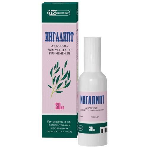 ИНГАЛИПТ ФАРМСТАНДАРТ аэр. д/местн. примен. баллон 30 мл