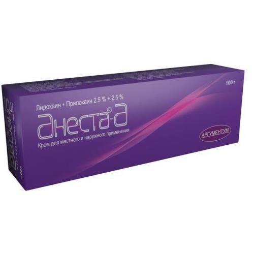 АНЕСТА-А крем наружн. д/местн. прим. 100 гр