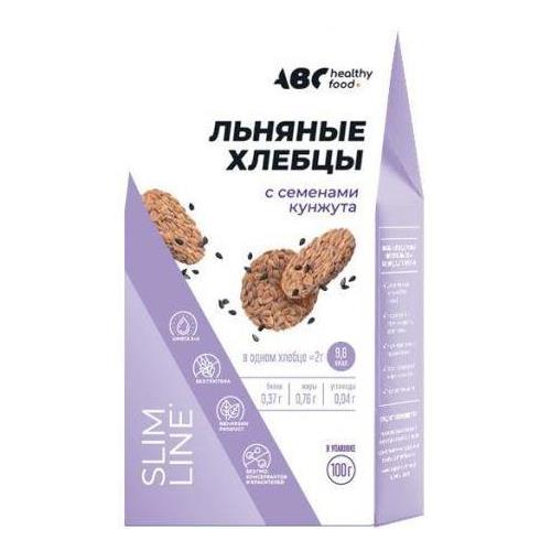 АВС ХЭЛСИ ФУД ХЛЕБЦЫ ЛЬНЯНЫЕ с кунжутом 100 гр