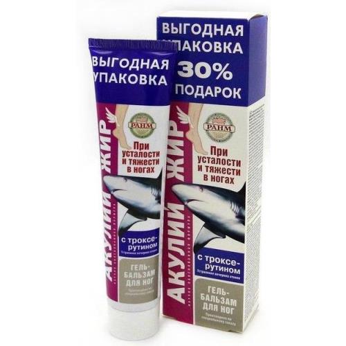 АКУЛИЙ ЖИР ТРОКСЕРУТИН гель-бальзам д/ног 125 мл