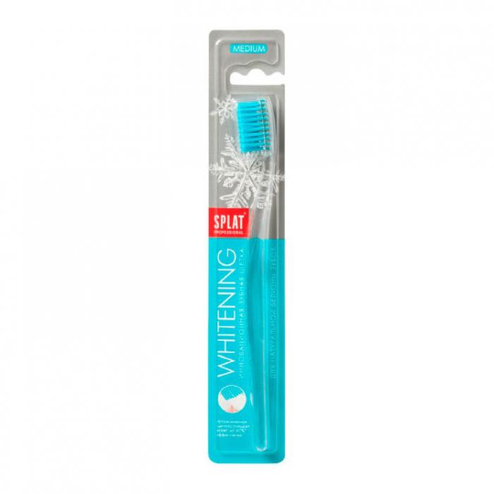 СПЛАТ ОТБЕЛИВАЮЩАЯ ЗУБНАЯ ЩЕТКА средняя