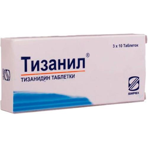 ТИЗАНИЛ табл. 2 мг №30