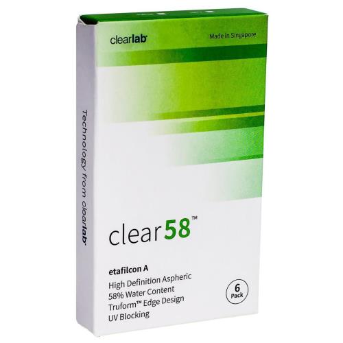КОНТАКТНАЯ ЛИНЗА CLEAR 58 - 4,75 №6