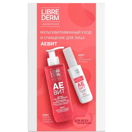 ЛИБРИДЕРМ АЕВИТ НАБОР ДЛЯ ЛИЦА (гель д/умывания мягкий + крем)