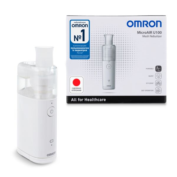 ОМРОН (OMRON) ИНГАЛЯТОР УЛЬТРАЗВУКОВОЙ MicroAIR U100 (NE-U100-E)