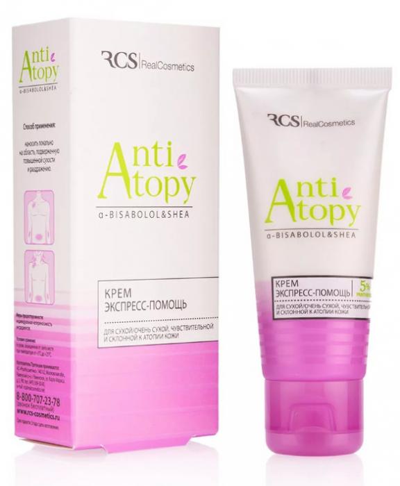 RCS ANTI ATOPY ЭКСПРЕСС ПОМОЩЬ КРЕМ ДЛЯ ЛИЦА И ТЕЛА 40 мл для сухой кожи