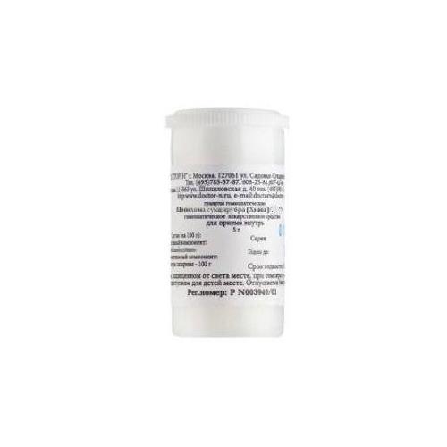 ЦИНХОНА СУКЦИРУБРА (ХИНА) С30 гранулы гомеопатич. 5 гр