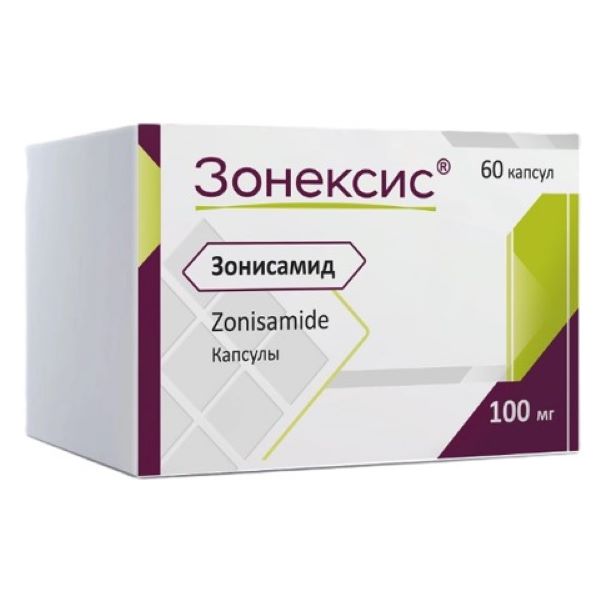ЗОНЕКСИС капс. 100 мг №60