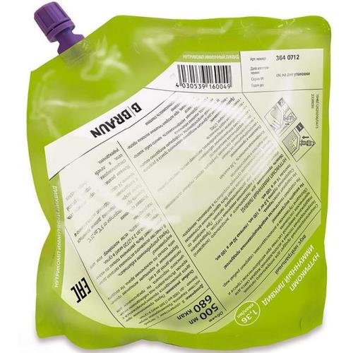 НУТРИКОМП ИММУННЫЙ ЛИКВИД СМЕСЬ ДЛЯ ЭНТЕР. ПИТАНИЯ нейтральн. вкус 500 мл