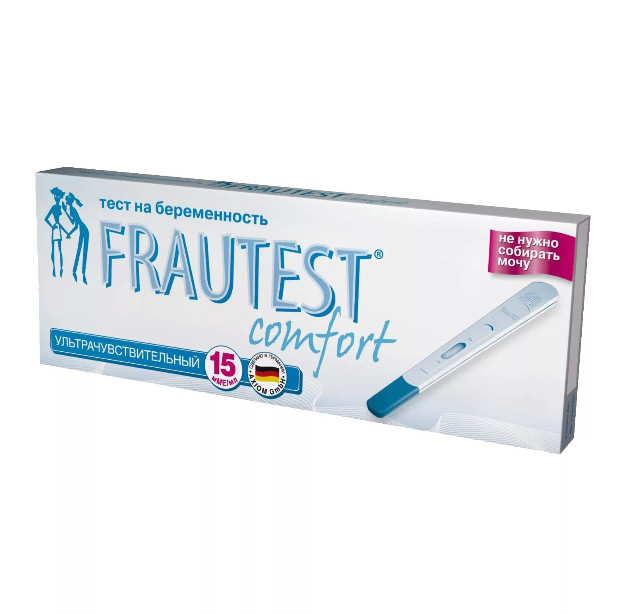 ТЕСТ НА БЕРЕМЕННОСТЬ FRAUTEST COMFORT с кассетой-держателем